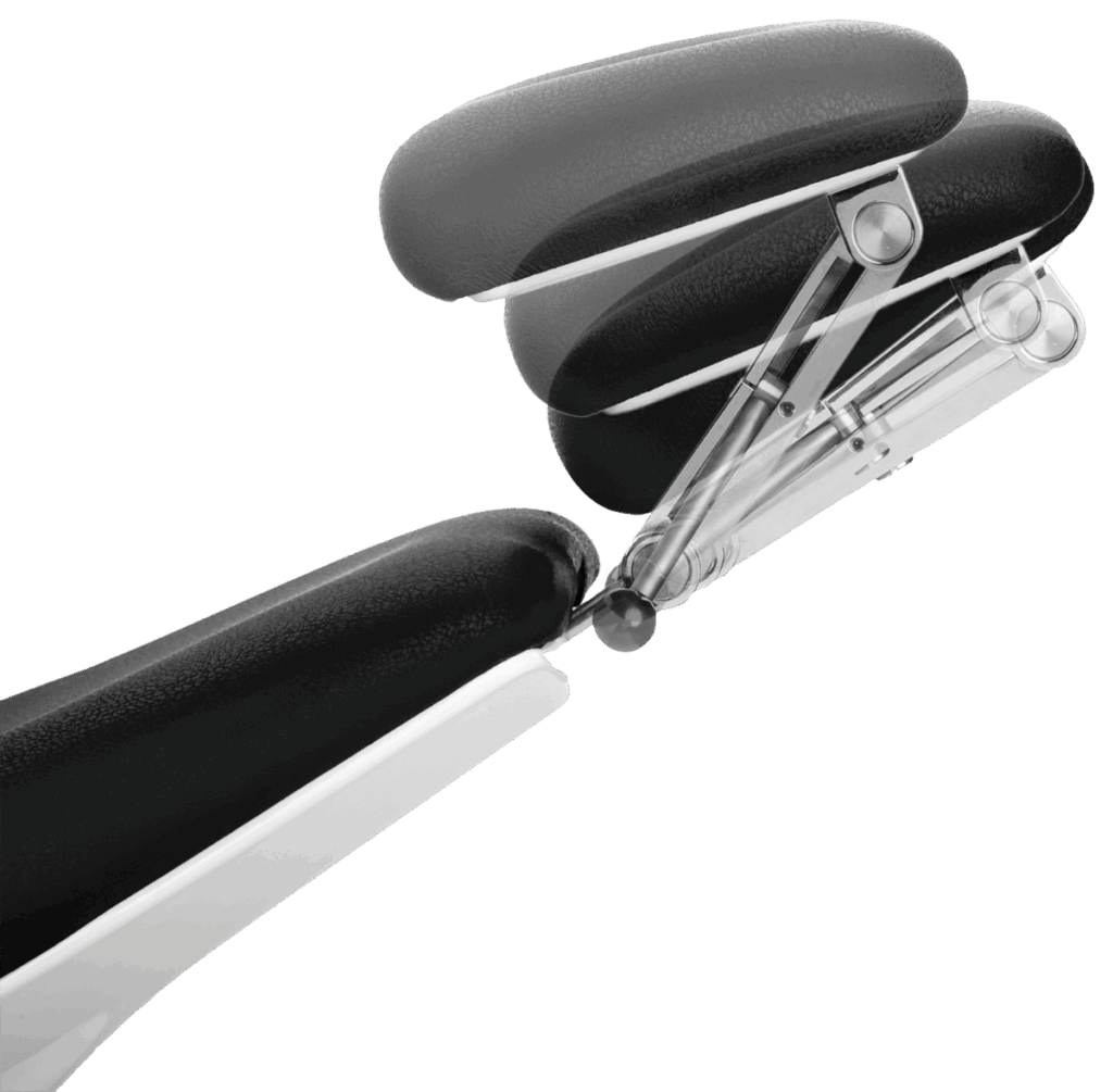 Neckrest on Heka patient chair